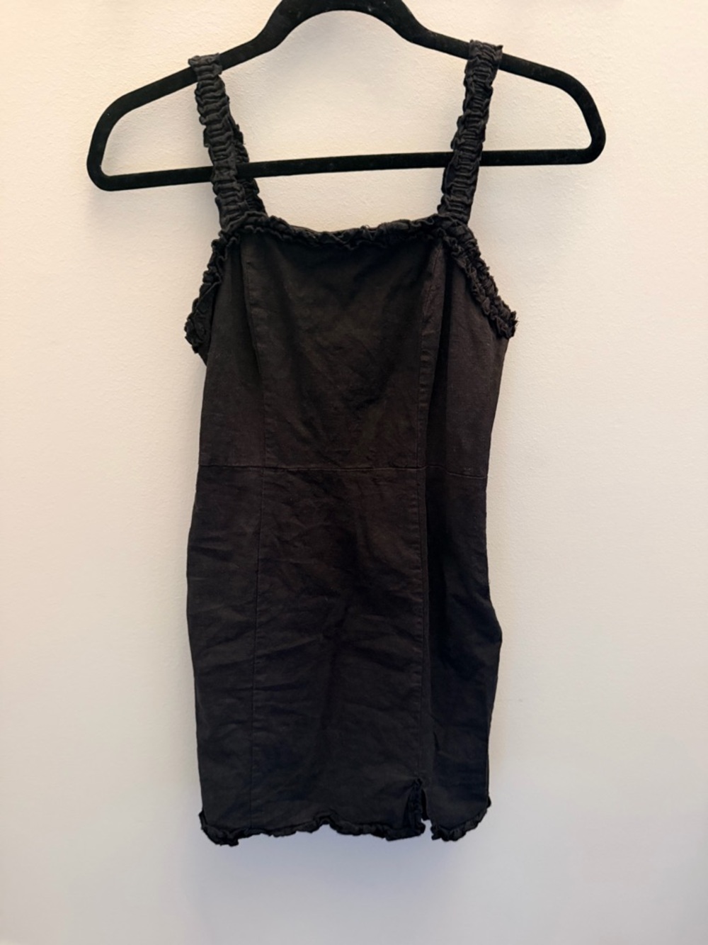 Urban Outfitters Black Textured Strap Detail